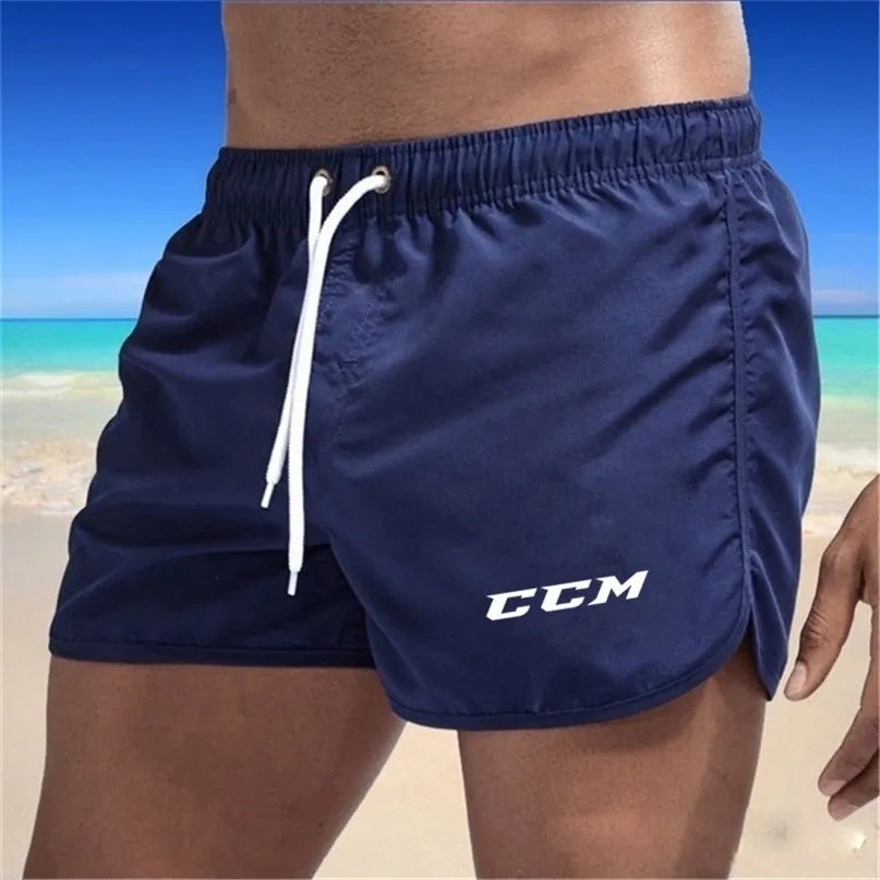 CCM Men Swimwear Swimsuit Swimming Trunks Mens Swim Briefs Maillot De Bain Homme Bathing Suit Surf Beach Wear Man Board Shorts 220425