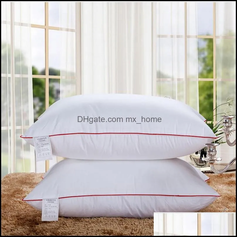 Health care down pillow/neck single - colored pillow/deluxe single pillow