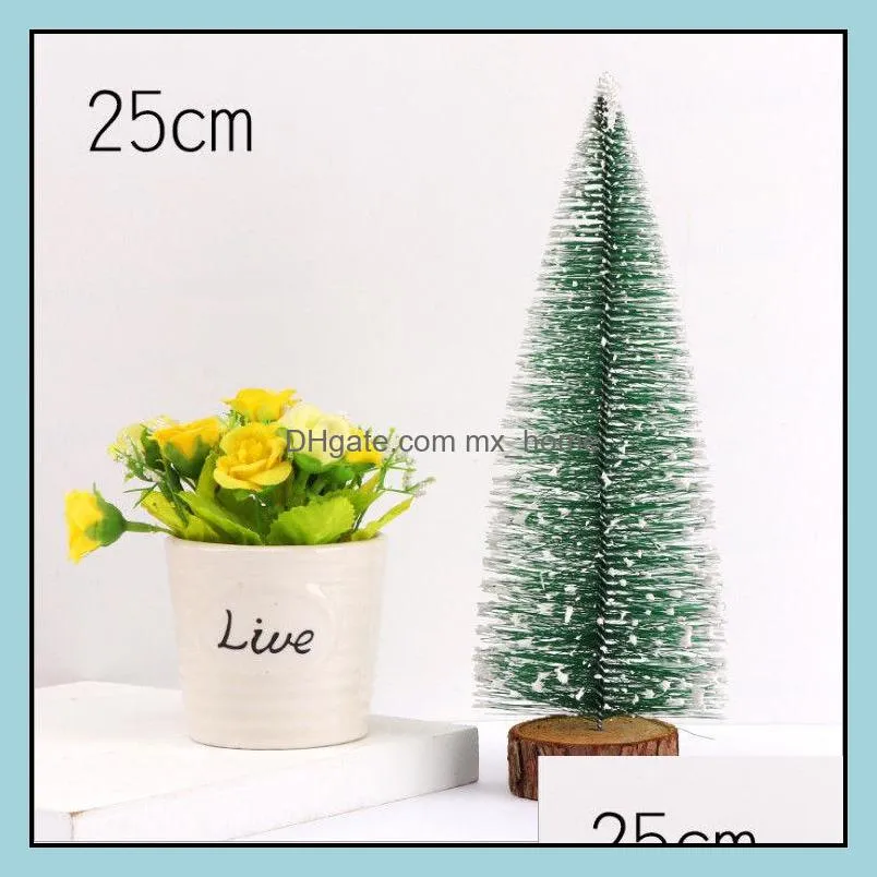 Christmas decorations Cedar mini Christmas tree top pine needle snowflake