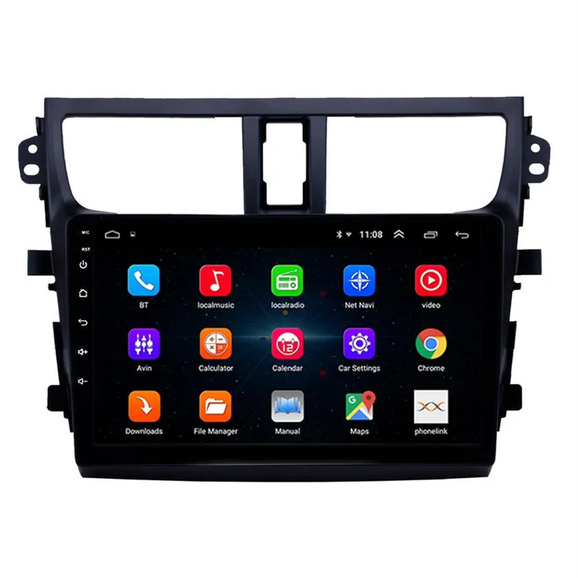 SAMOS CAR DVD DVD Radio GPS Multimedia Player z Wi-Fi dla Suzuki Celerio 2015-2018 Auto stereo 9 "Android 10318U