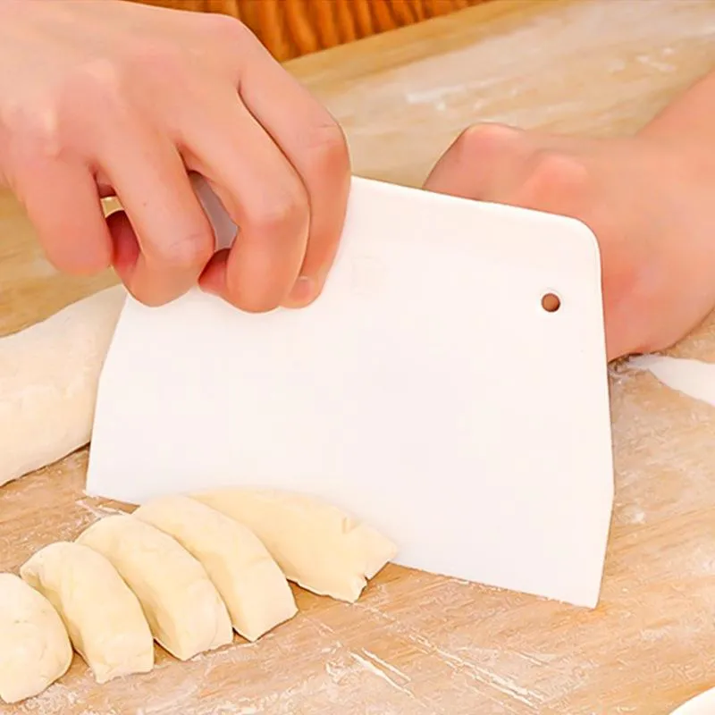 Dough Cutters DIY Pastry Cream Spatula Slicer Cake Knife Fondant Smoother Scraper Kitchen Baking Decorating Accessories