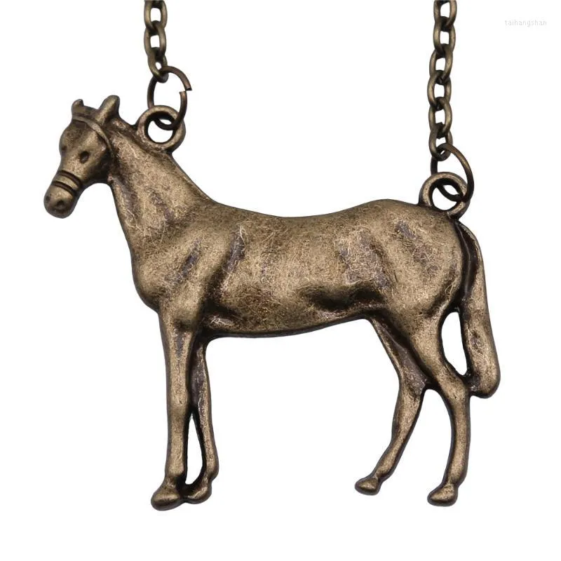 Pendant Necklaces Piece 41x41mm Steed Horse Charms Necklace For Women Drop Supplier Pendants Female GiftPendant