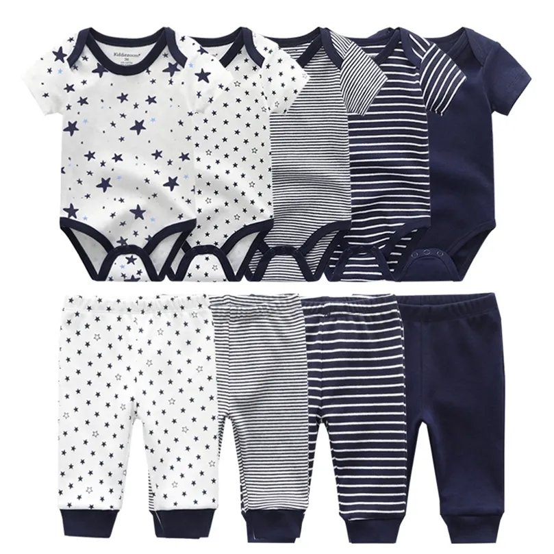 baby clothes born boy girl bodysuits and pants outfits toddler baby clothing cotton infant romper sets roupas de bebe 220509