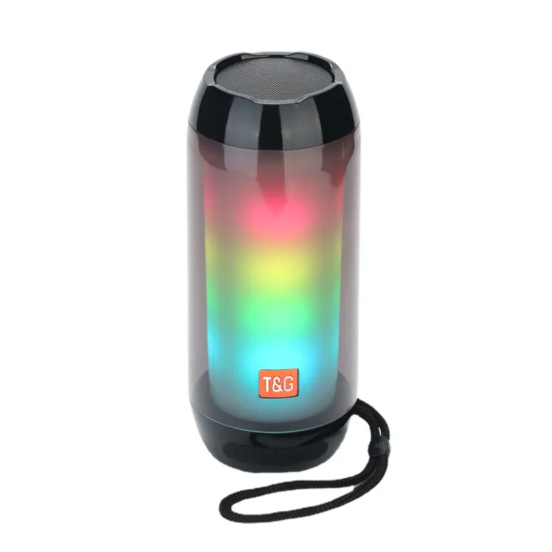 TG643 Tragbarer Lautsprecher Bluetooth -Säule Wireless wasserdichte Lautsprecher Subwoofer Outdoor Bass -Lautsprecher mit LED -Licht