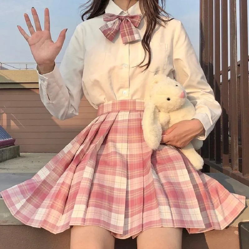 High waisted plaid cheap skirt 2xl