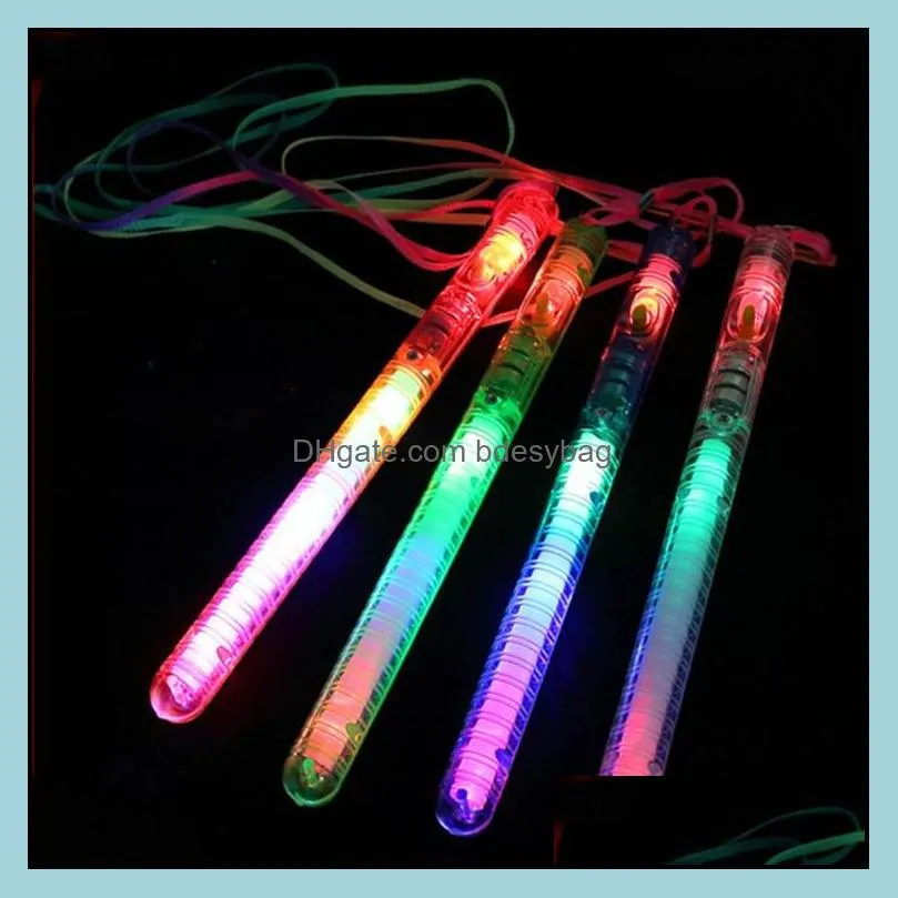 flashing wand led glow light up stick colorful glow sticks concert party atmosphere props favors party supplies t2g5060