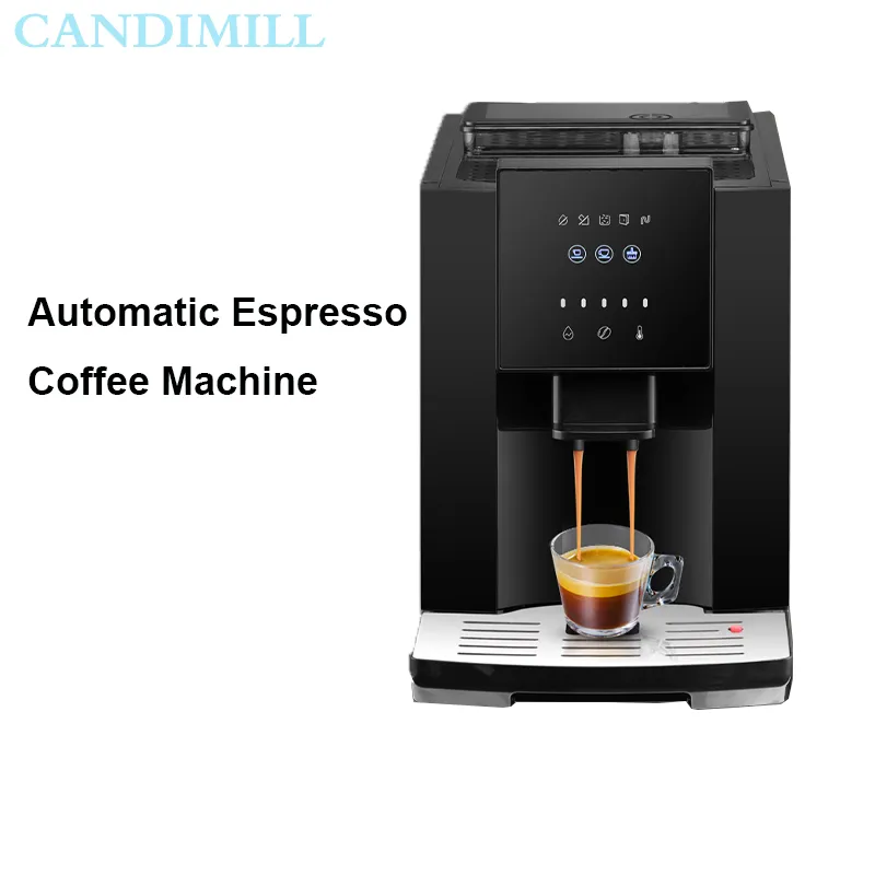 Espresso صانع القهوة التلقائي طاحونة الكل في واحد اللمس شاشة تعمل باللمس آلة القهوة الأمريكية المنزل أو المكتب
