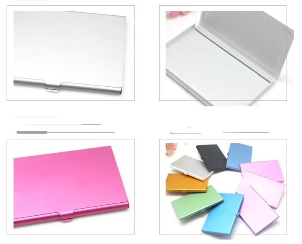 Draag een rood aluminium visitekaartje OGON Designs Een hoge houding