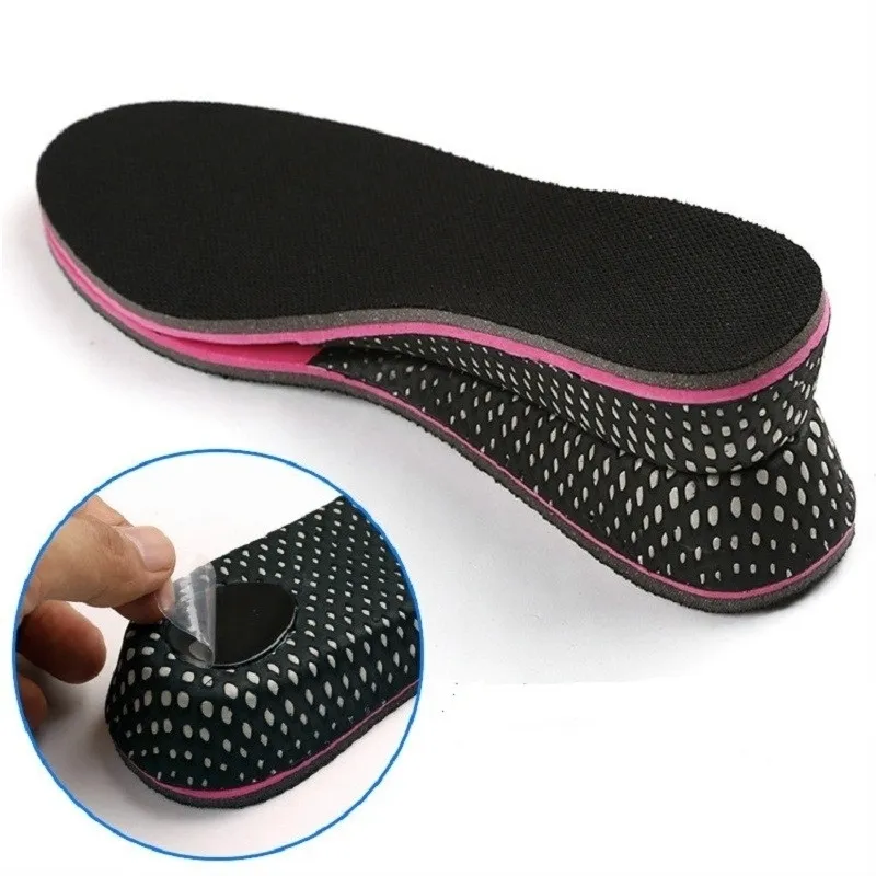 Hoogte Toename Binnenzool Memory Foam Binnenzool Schokabsorberende Inlegzolen Ademende Shoe Pad Palmilha Altura Semelle Chaussure Zooltjes 210402