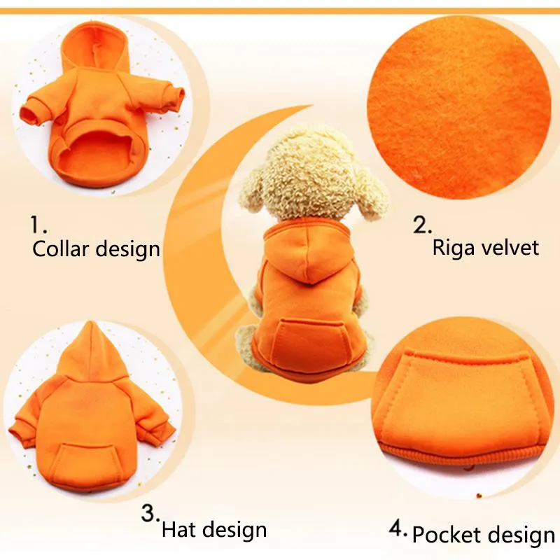 DHL Stock Pet Dog Apparel Kleding Voor Kleine Honden Kleding Warm Voor Honden Jas Puppy Outfit Pet Voor Grote Hoodies Chihuahua FY3690 C0417 Van 3 44 DHgate
