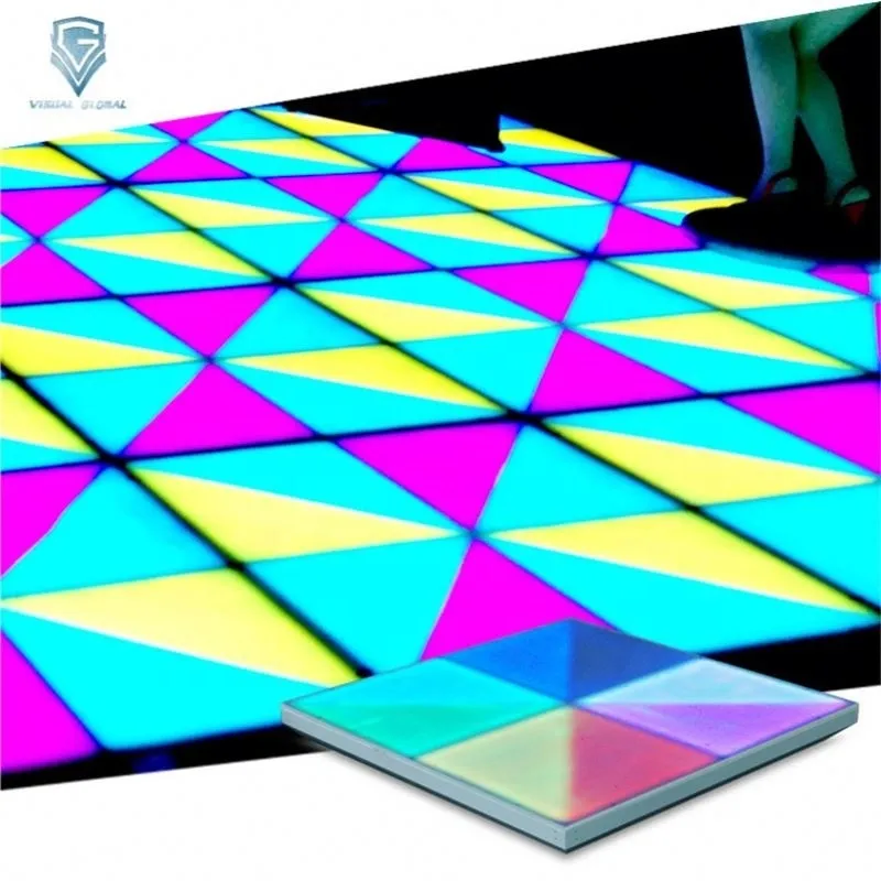 Hot Dance Floor Tiles 1X1m DMX Revêtement de sol imperméable en acrylique