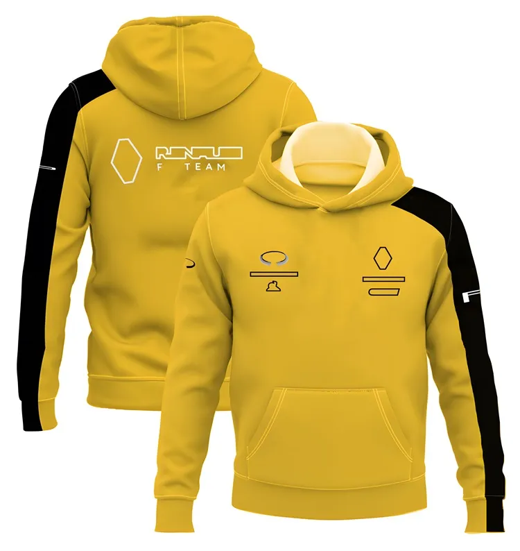 Divise da corsa F1 2023 Divise da corsa casual con cappuccio Maglie da squadra con cerniera per uomo e donna