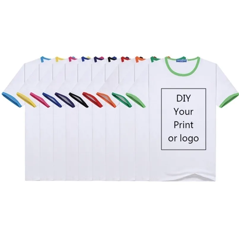 T-shirt imprimé personnalisé pour hommes DIY Your Like P o ou White Top Tees Vêtements pour femmes et enfants Modal T-shirt Taille S 4XL 220615