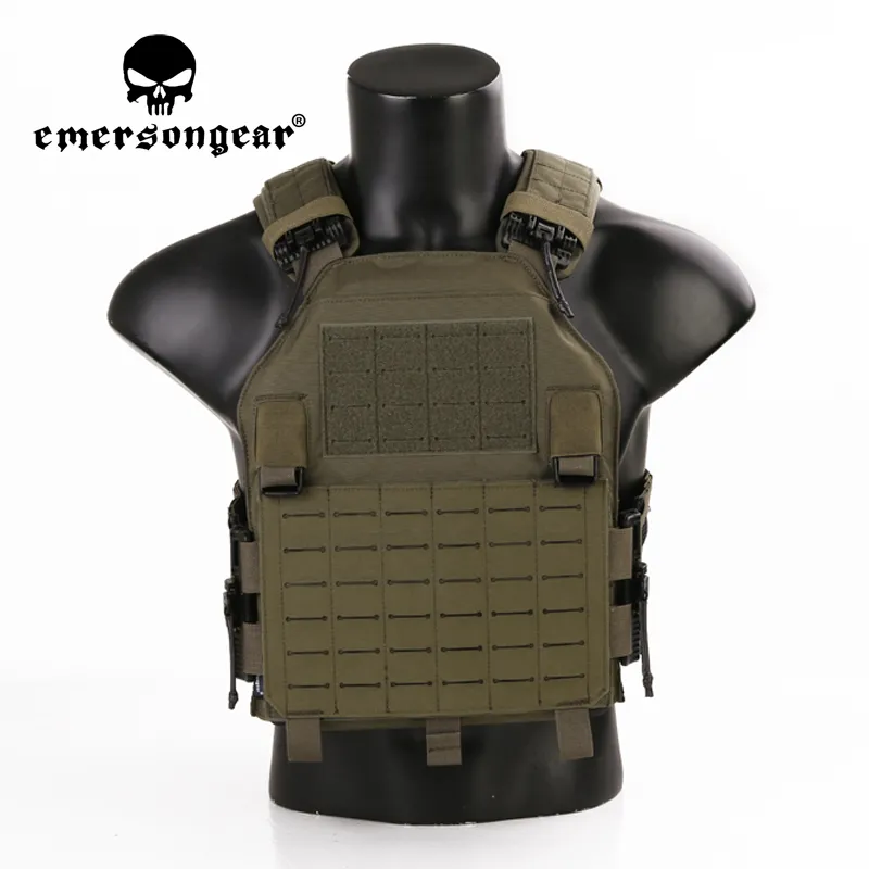 Lättvikts ROC LAVC ASSAULT Platta Bärare Body Armor MOLLE Taktisk väst Jakt Airsoft Protect Gear