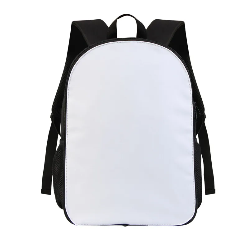 Mochila de sublimação escolar bolsa de escritório de poliéster destacável em branco bolsa de computador para estudante