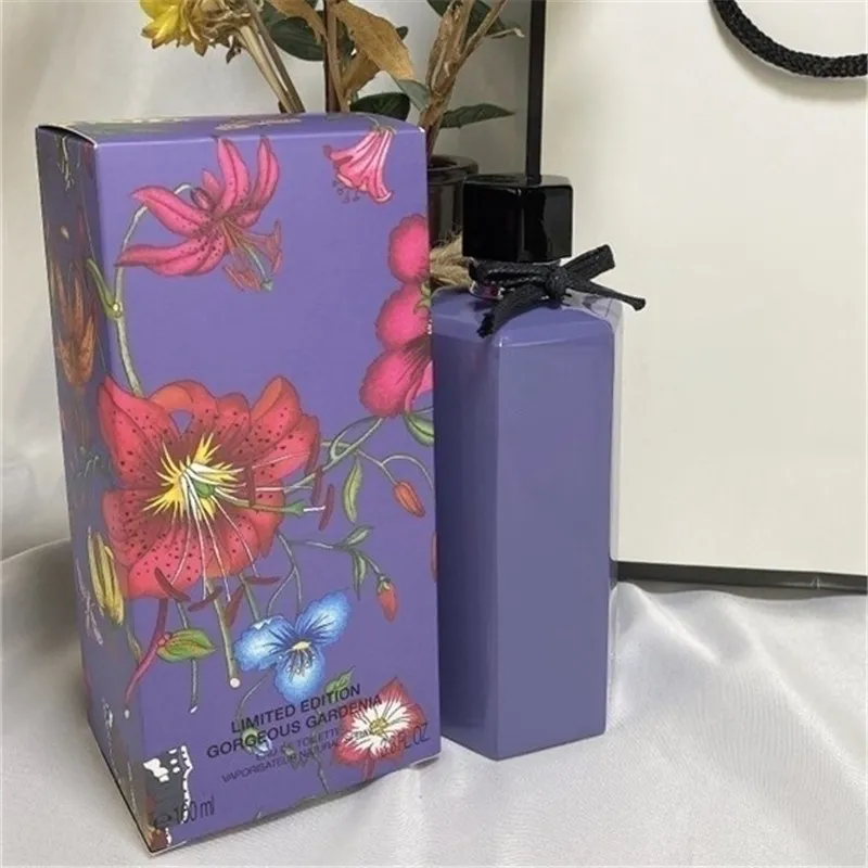 Design de Luxo PERFUME FEMININO 100ml EDIÇÃO LIMITADA LINDO GARDENIA EDT alta qualidade longa durabilidade Entrega Rápida