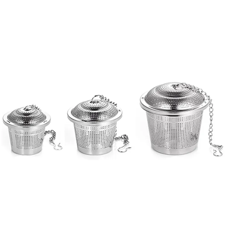 2 Colini Da Tè In Acciaio Inox 304 A Sfera Con Manico Lungo – Filtro Riutilizzabile Per Tazza E Tisane - 3