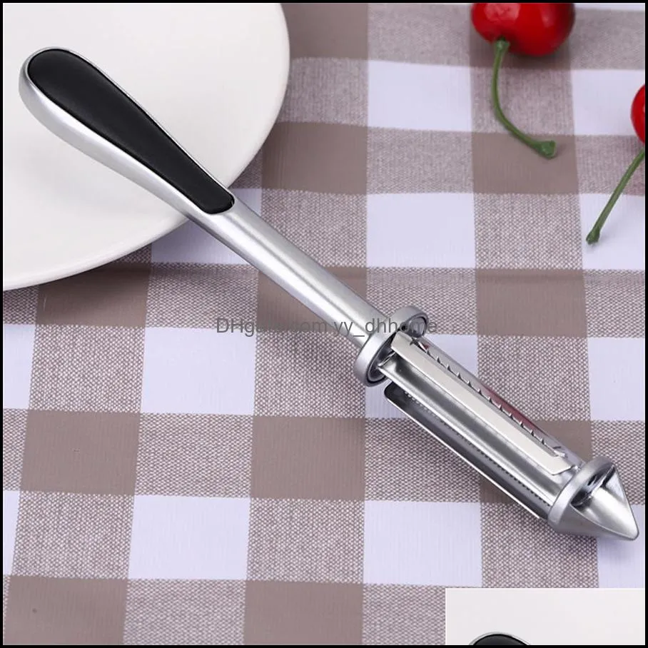 Three-in-one multifunctional zinc alloy household kitchen tool and shredding, vegetable peeling knife, melon and fruit shaving