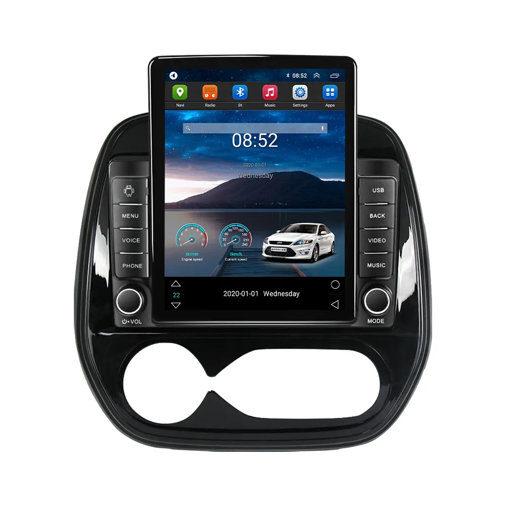 9 بوصة لاعب فيديو متعدد الوسائط في Android لعام 2011-2016 Renault Captur Clio Samsung QM3 Auto A/C