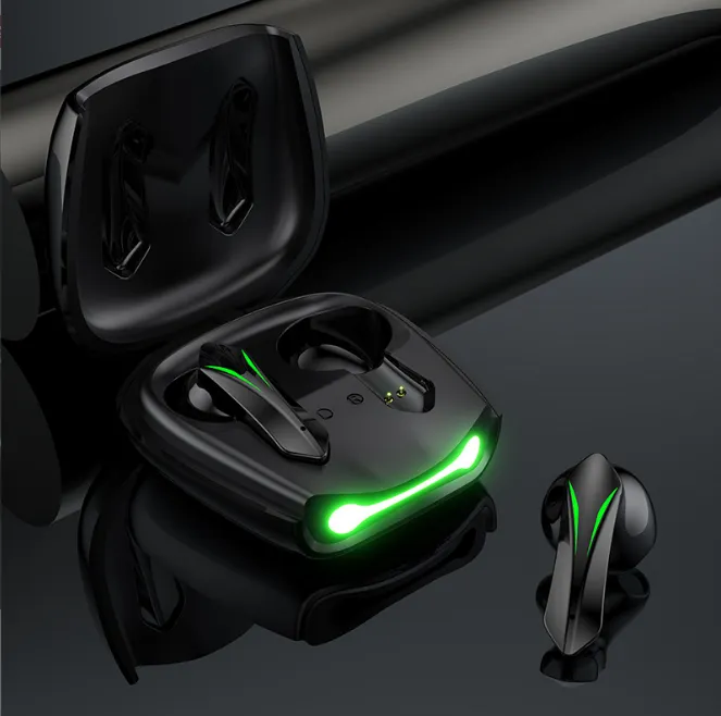 Wireless Earphone earphones Chip Transparency Metal Rename GPS Wireless Charging Bluetooth Headphones low latency For Cell Phone SmartPhone