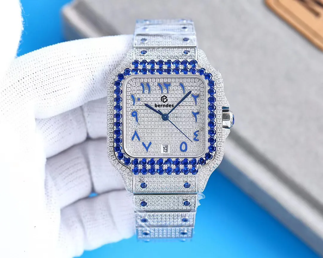 Designer Diamond Watches Men's diamond watch all over the sky star bright and dazzing never drill super waterproof