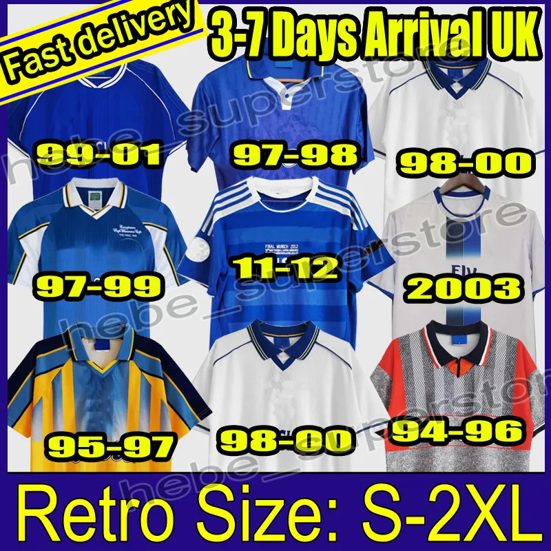 Lampard 2011 2012 Retro Soccer Jerseys Vintage 03 05 06 96 97 Cole Zola Vialli Football Shirts Classic Blue Home Camiseta Drogba Maillot