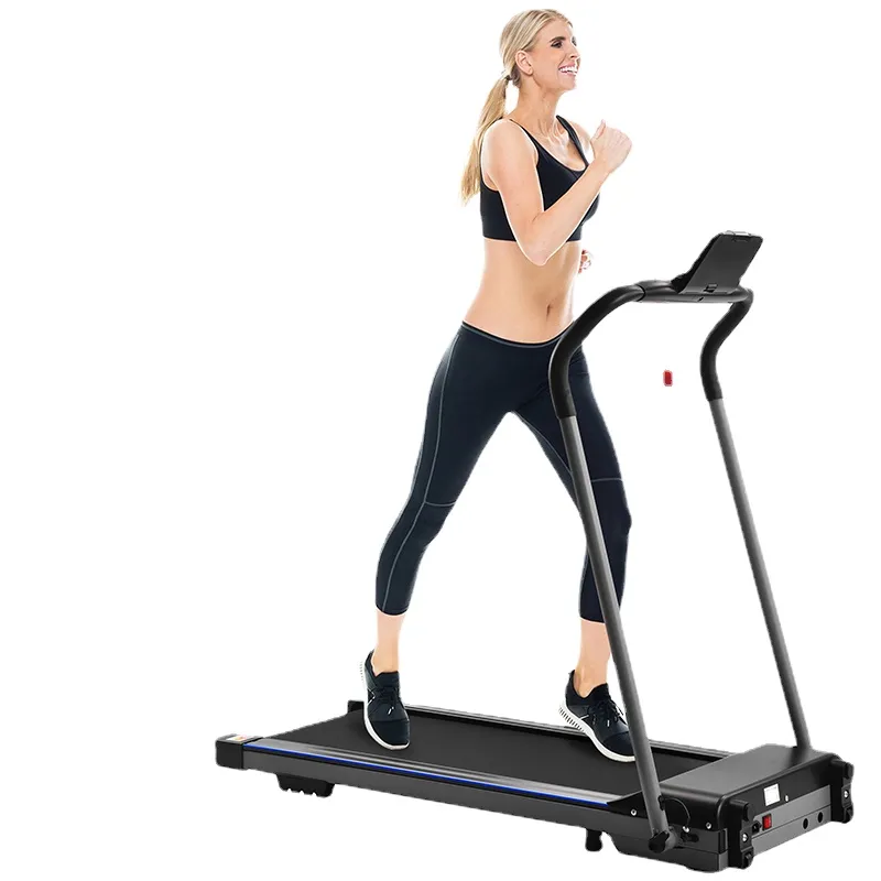 Walking Treadmill met LED-pad / Telefoonrek Opvouwbare Treadmil Walk Gym Running Indoor Folding Electric Fitness Machine voor Thuis