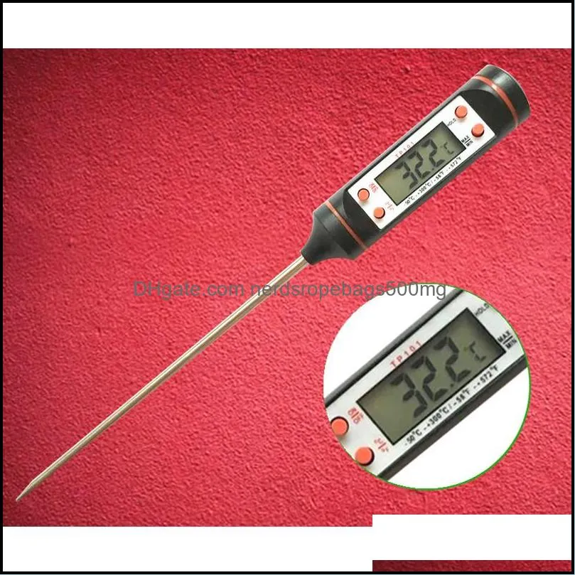 Household Digital Thermometer Kitchen Cooking Food Meat Grill BBQ Probe Thermometers Water Milk Oil Liquid Oven Temperaure Sensor