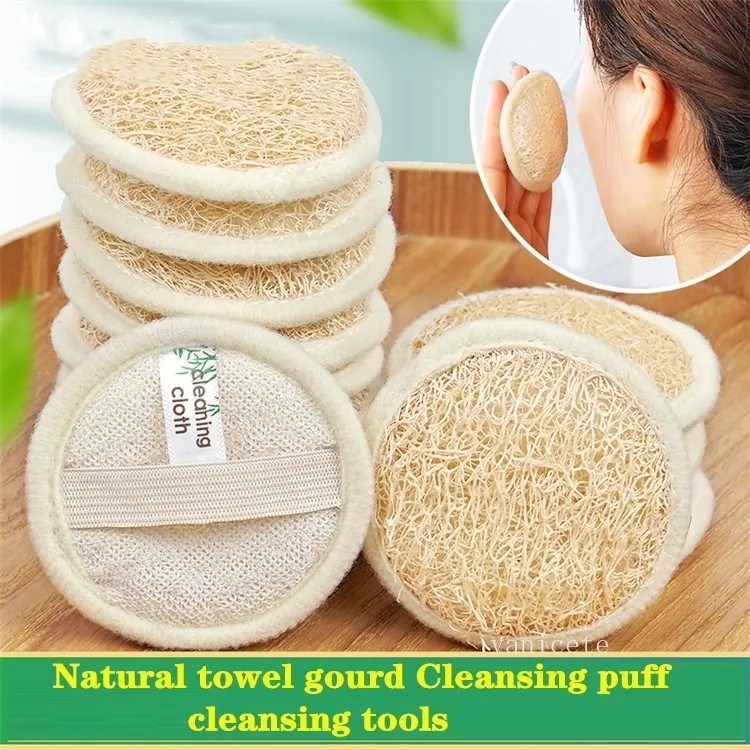 Luffa-Schwamm-Pad 2er-Set – Natürliches Peeling, Für Dusche & Bad, Sanft Zur Haut