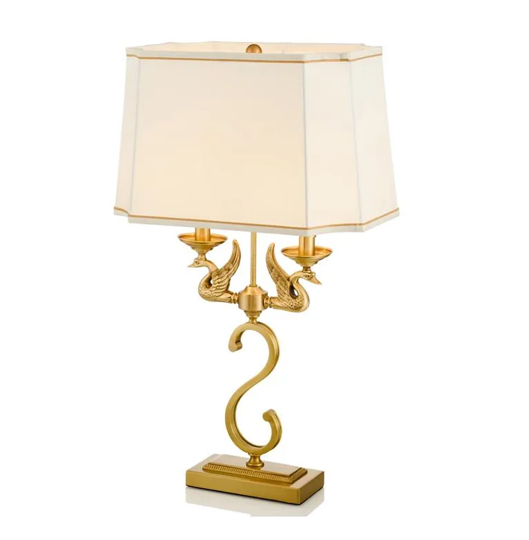 Table Lamps Led E27 Chinese Iron Fabric Lamp.LED Light. Lamp. Desk Dest Lamp For Bedroom FoyerTable