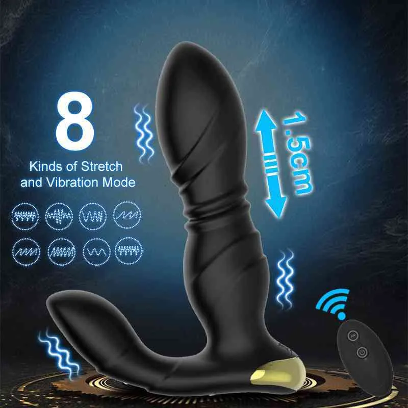 Zabawka seksu S Masager wibrator masager anal samiec stymulator prostaty zabawka sodomia penis dorosła masturbacja urządzenie 1vnf ypjj uorh