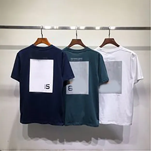 남자 티셔츠 Topstoney New Prinded Tees CP Shorts Cotton Tshirt Stones 남성 짧은 슬리브