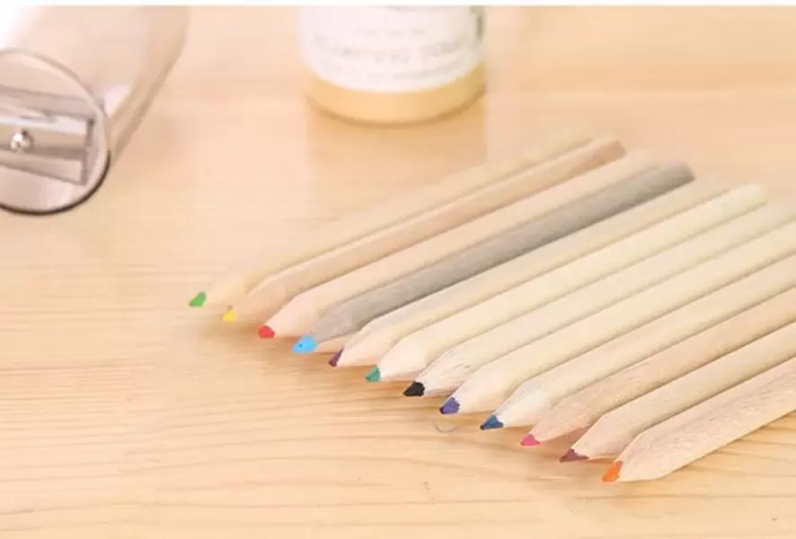 2019 hot colored Lead Color drawing pencil wood Colour Pencils Sets of 12 colour kids colored drawing pencils children ePacket Free