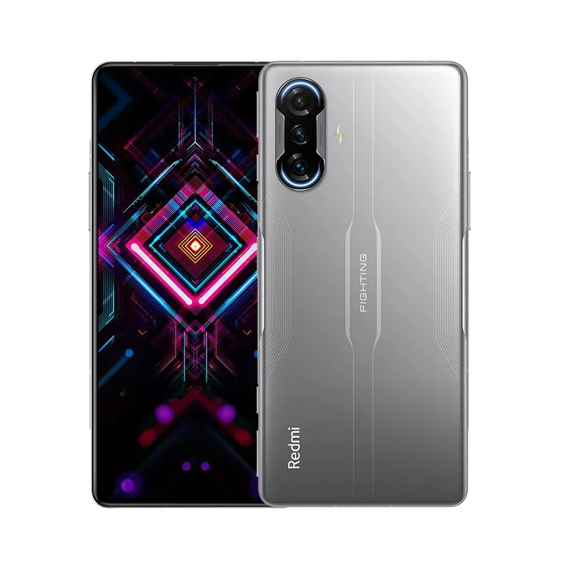 オリジナルXiaomi Redmi K40 5G携帯電話ゲーム12GB RAM 128GB 256GB ROM MTK Dimenity 1200 Android 6.67 "OLEDフルスクリーン64.0MP NFC FACE ID指紋スマート携帯電話