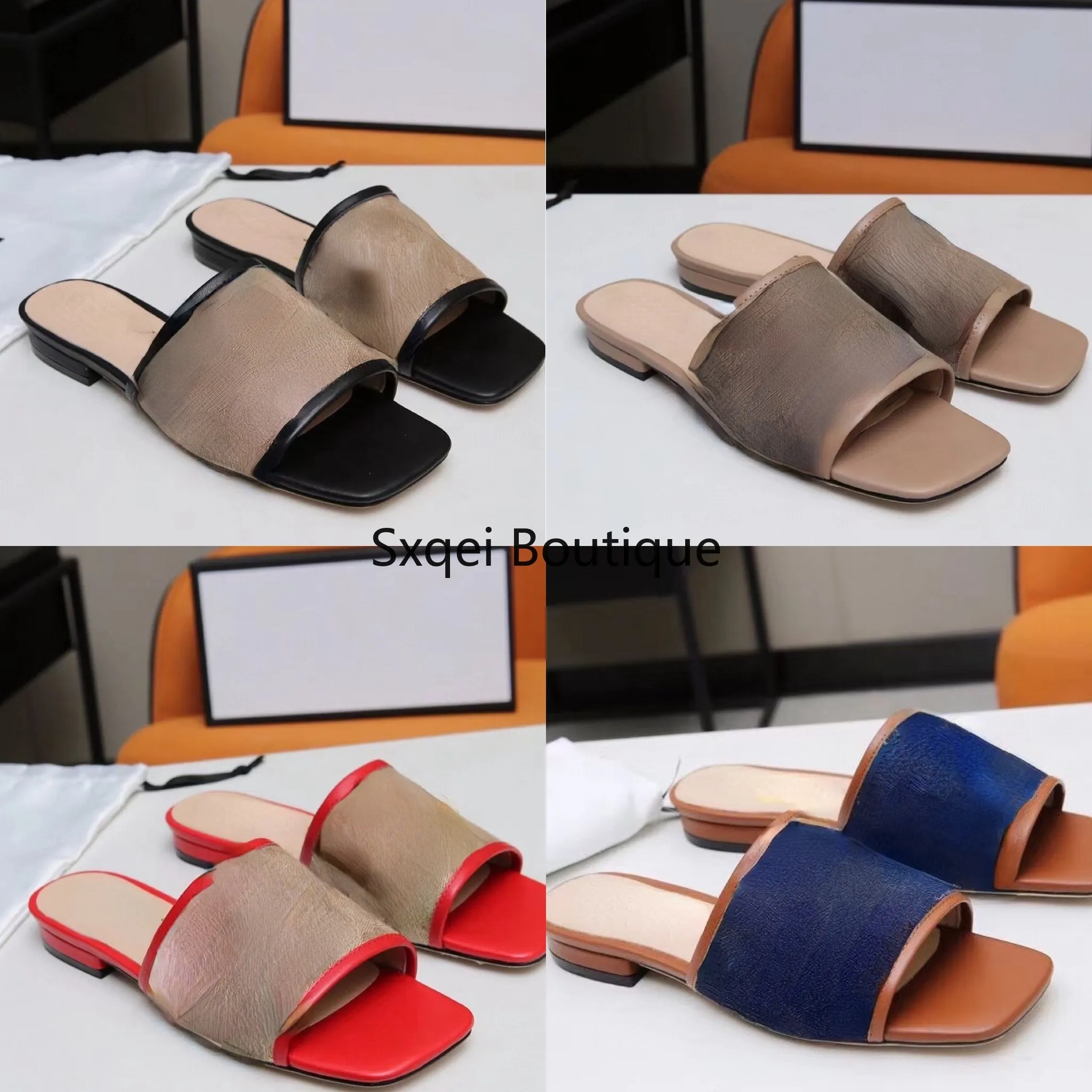 2022 Syndal Slides Paris Paris Luxurys Designers Flats Slippers Fashion Summer Flip Flip Flop