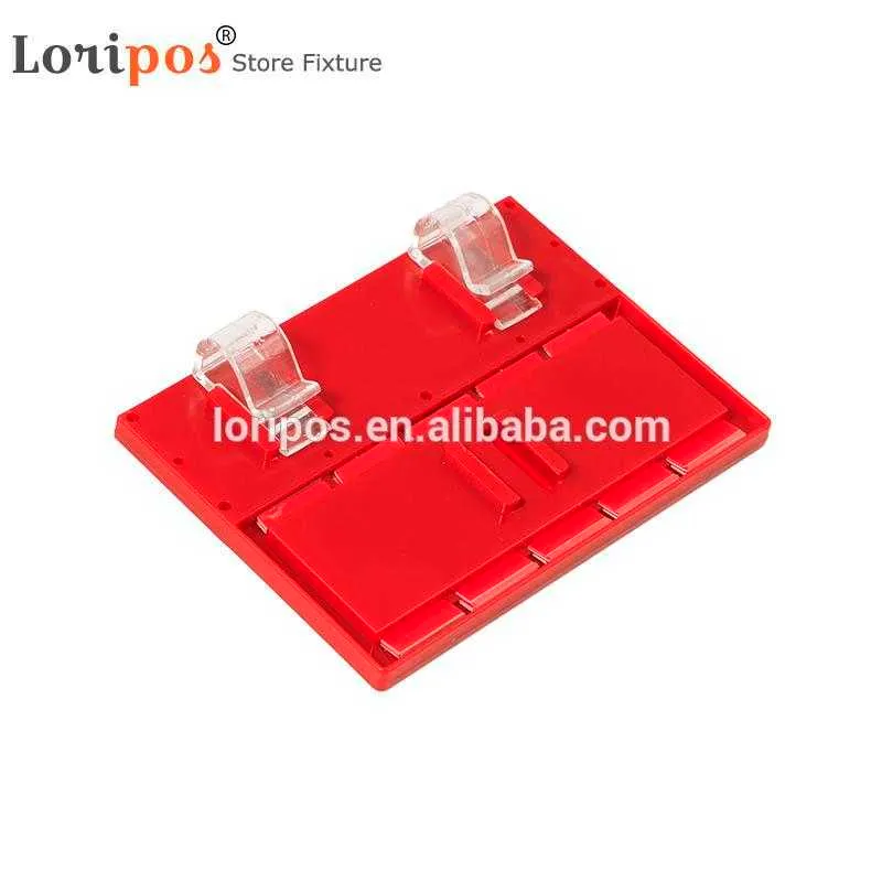 PPromotion Price Sign Display Posted Label Card Plastic Holder Frame by Argute Pin Replaceable in Supermarket