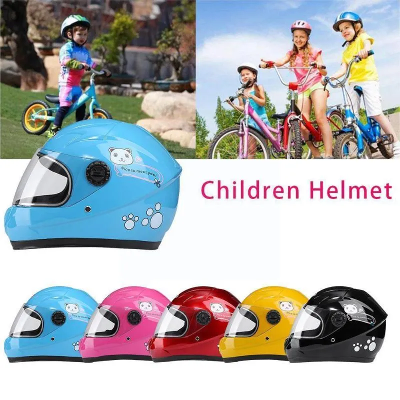 オートバイヘルメット子供ヘルメットモトクロスフルフェイスモーターバイク保護モトセーフティキッズヘッドピースチャイルズヘッドY3R7Motorcycle