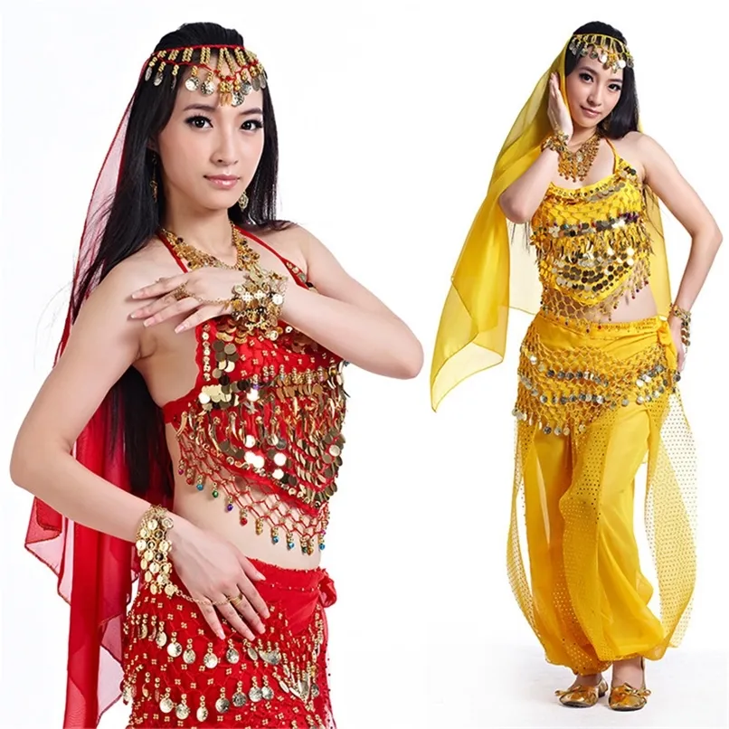 belly dance costumes for sale pants women bollywood indian egyptian dress plus size adults 4pcs 220812