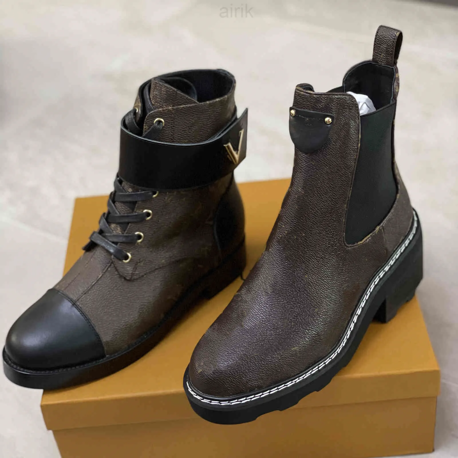 디자이너 Beaubourg Ankle Boot Women 클래식 첼시 부츠 4cm 가죽 자카드 섬유 신발 패션 상 수상자 사막 부츠