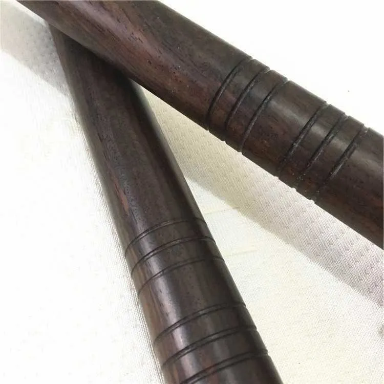 Retail/wholesale wooden nunchakus ebony wood rope diamond knot wood rope two section stick nunchaku combat nunchuck with bag 