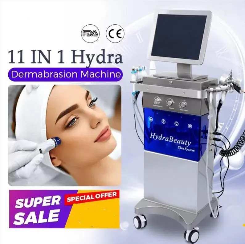 2022新規到着13 in 1 Hydra Beauty Machine RF Skin Rejuvenaiton MicroDermabrasion Hydro dro皮膚式バイオリフティングしわ除去Hydrabeauty MD SPAマシン