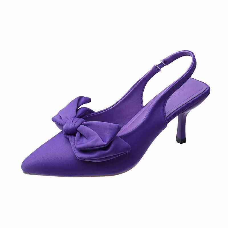 Journee Collection Womens Marcie Tru Comfort Foam Mid Heel Pointed Toe Pumps  Purple 7 : Target