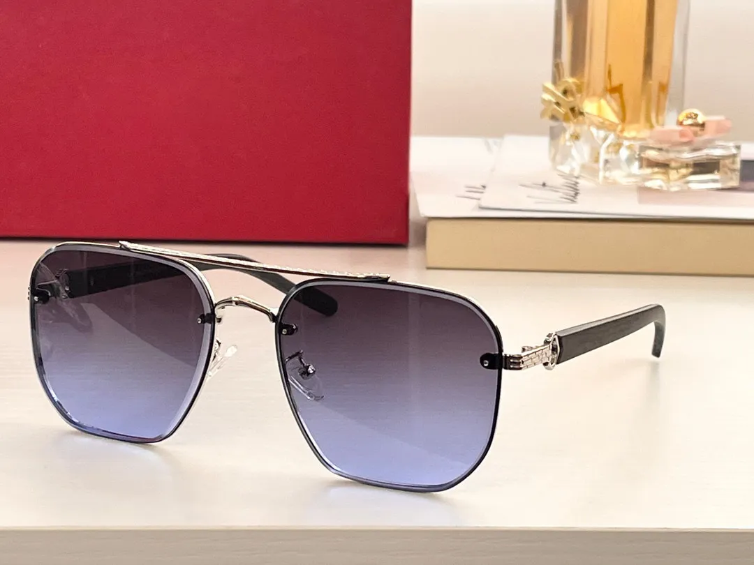 Sonnenbrille für Damen und Herren, Sommer-0138-Stil, Anti-Ultraviolett, Retro-Platte, quadratisch, voller Rahmen, modische Brille, zufällige Box