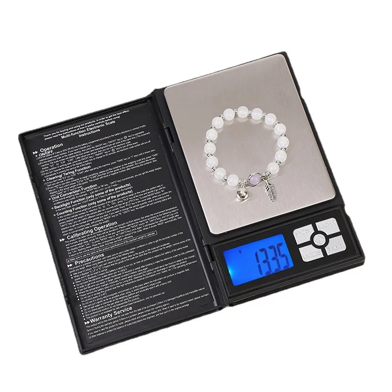 Portable Scale Carat Jewelry Scales Electronic Kitchen Household Electronic Scal Portabl Food Baking Gram