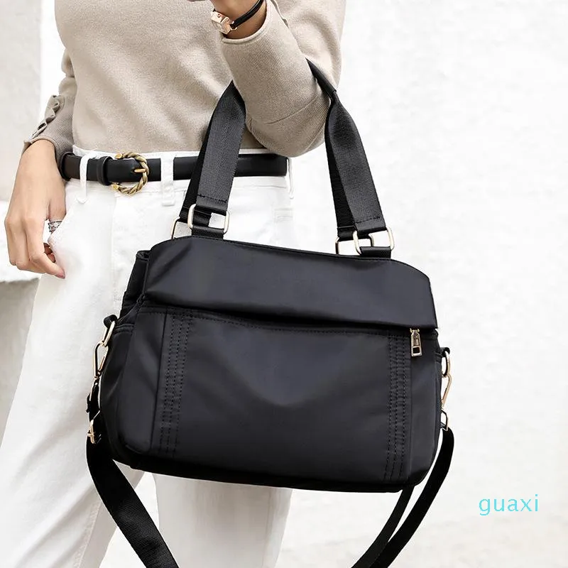 Borse da sera Borsa da donna Borsa da viaggio in nylon Borse casual Borse da donna di qualità Spalla da donna Business Black