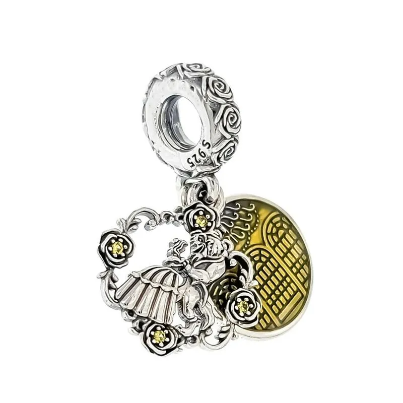 Beauty And Beast Dancing Dangle Butterfly Charm For DIY Bracelet Making ...