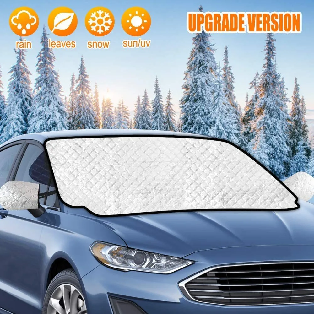 車のサンシェード冬肥厚アンチフリーズ雪シールドオートフロントフロントガラス磁気防止防止防止防止