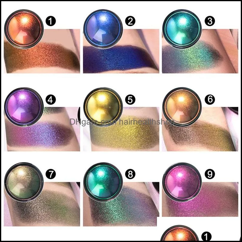 chameleon eyeshadow metallic shiny eyeshadow palette potato powder pigment professional eyes makeup party cosmetic