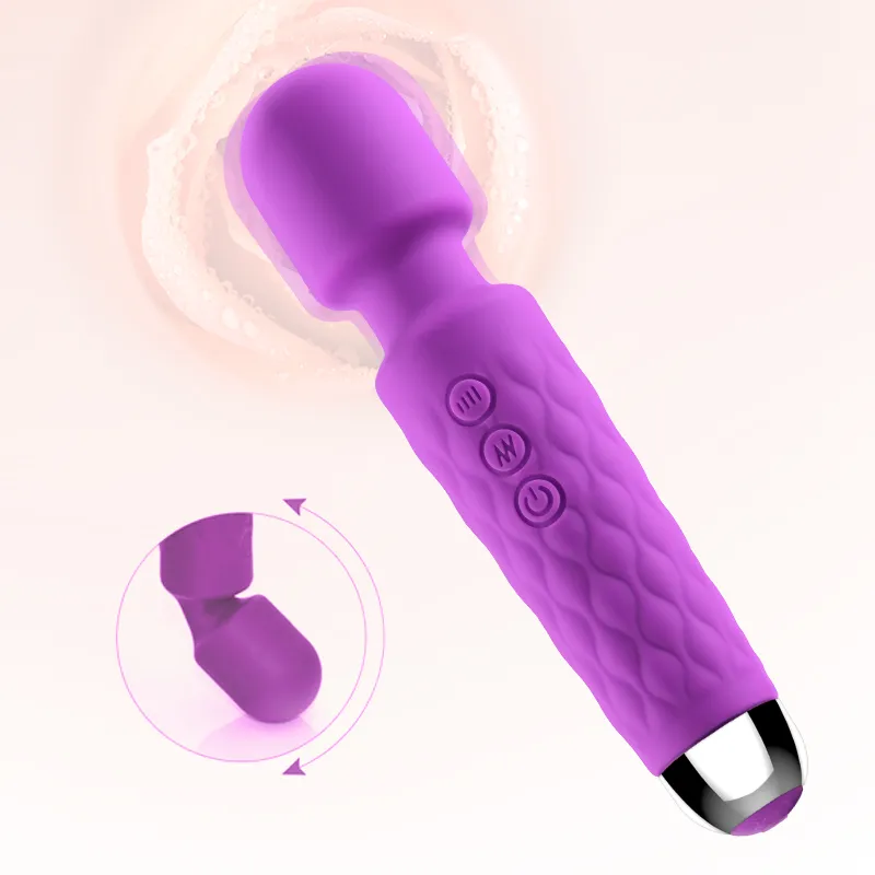 Klitoris vibrator sexiga leksaker för kvinna g spot massager kraftfull magisk trollstav stimulator vibrerande dildo kvinnlig produkt