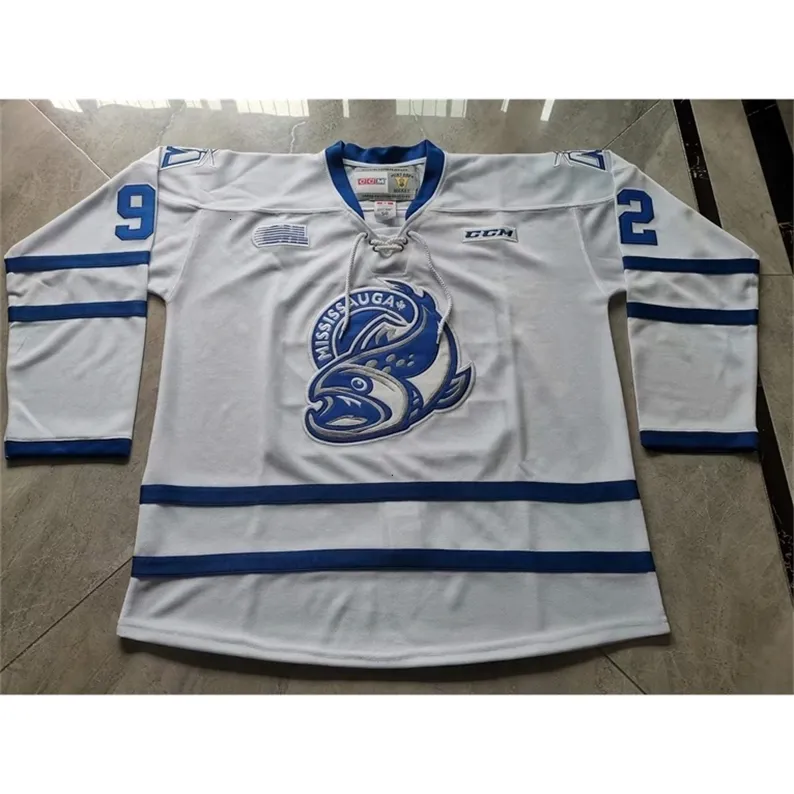 NC74 Custom Hockey Jersey Homem Juventude Mulheres Vintage OHL Mississauga Selveheads Owen Beck Rare High School Size S-6xl ou qualquer nome e número Jersey